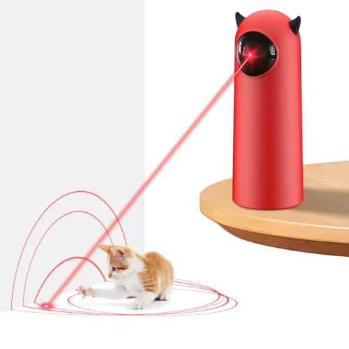 Automatisches Laserpointer Interaktives Katzen Spielzeug für gelangweilte Kätzchen