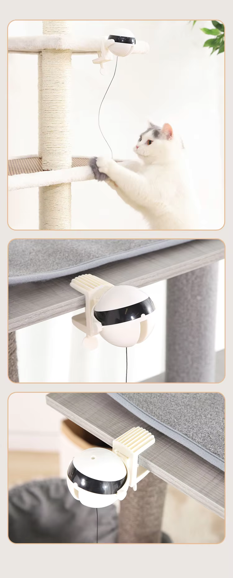 Automatisches YoYo Katzen-Angelspielzeug – Interaktiver Spielspaß für deine Katze