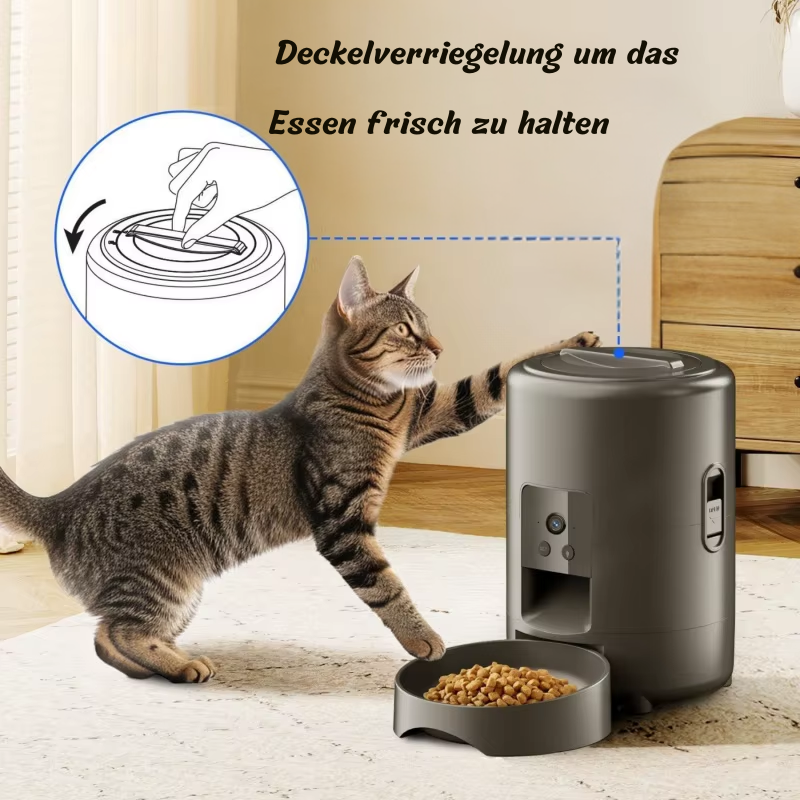 Automatischer Futterspender für Hunde und Katzen