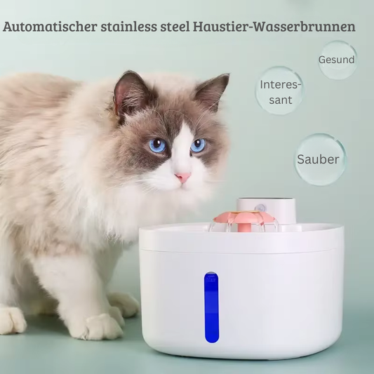 Automatischer stainless steel Haustier-Wasserbrunnen