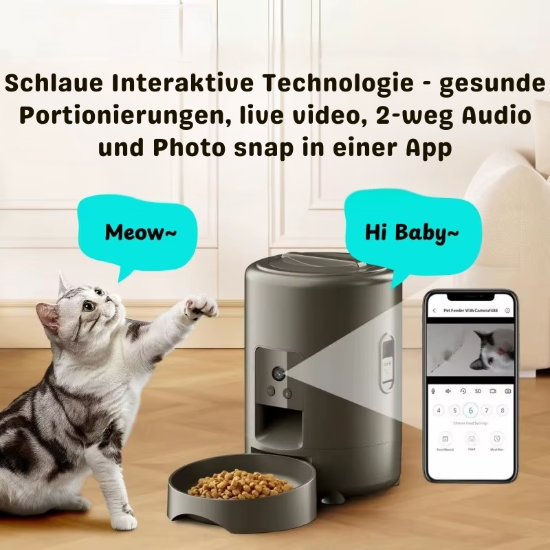 Automatischer Futterspender für Hunde und Katzen