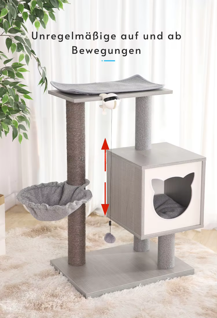 Automatisches YoYo Katzen-Angelspielzeug – Interaktiver Spielspaß für deine Katze